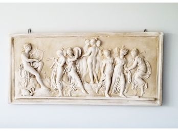 A Cast Plaster Classically Inspired Relief