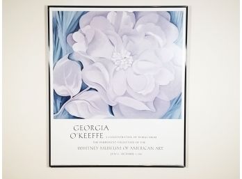 A Large Framed Gallery Print, Georgia O'Keeffe At The Whitney