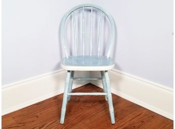 A Painted  Wood Windsor Chair