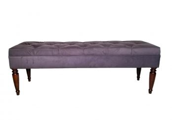 A Modern Tufted, Upholstered Bench