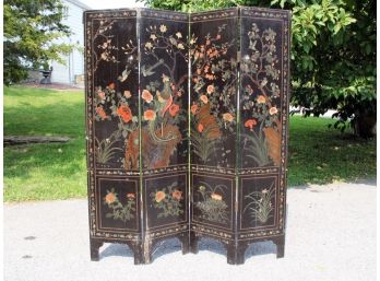 A 19th Century Chinese Export Screen
