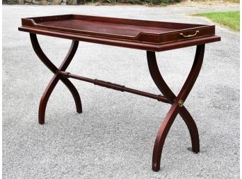 A Large Tray Top Console By Ralph Lauren