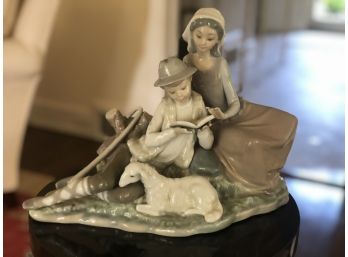 Lladro Mother Reading To Son