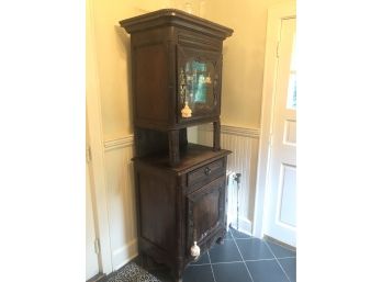 Antique French 19th Century Diminutive Cupboard (see Description)