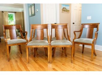 Vintage Baker Regency Style Dining Chairs - 2 Arm Chairs / 4 Side Chairs