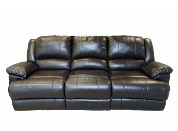 86” Leather Recliner Sofa