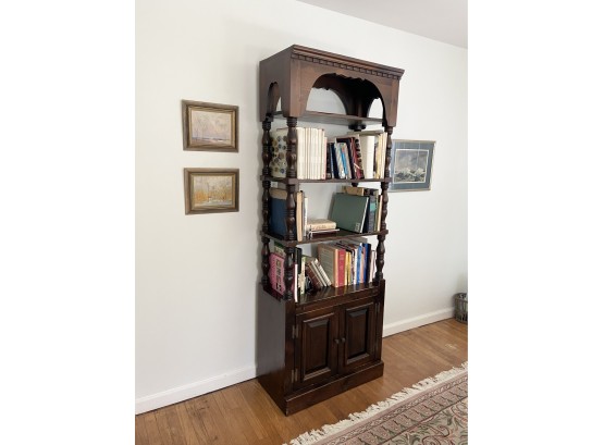 Victorian Bookshelf With Cabinet