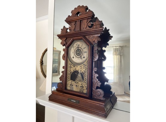 Antique Victorian Eastlake Mantle Clock
