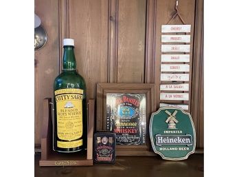 Collection Of Vintage Bar Decor