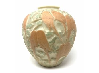 Midcentury Vase With Birds