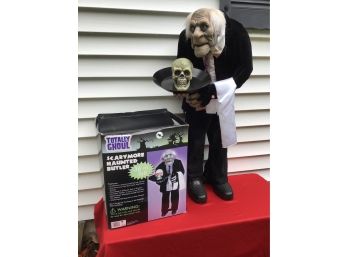36' Tall Scary Haunted Butler Halloween Decor