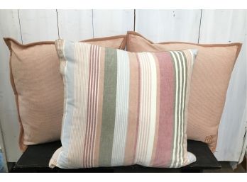 Three Ralph Lauren Down-Filled Pillows
