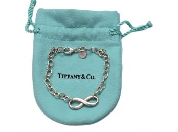 Tiffany & Co. Sterling Silver Infinity Link Bracelet