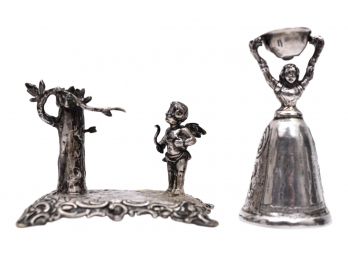 Two Vintage Sterling Silver Figurines
