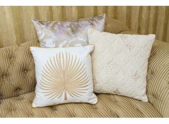 Set Of 3 Decorative Accent Pillows