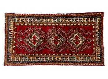 Hand-Woven Persian Area Rug