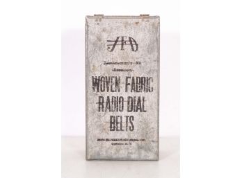 Vintage Woven Fabric Radio Dial Belts Box