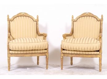 Pair Of Antique Florentine Chairs