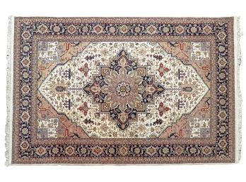 Indian Made Serapi Style Wool Area Rug