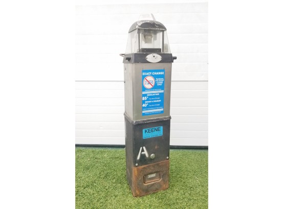 Vintage Keene Bus Fare Coin Machine Drop Box From CT Transit