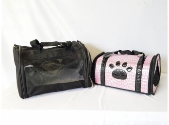 Two Soft Sided Pet Carriers