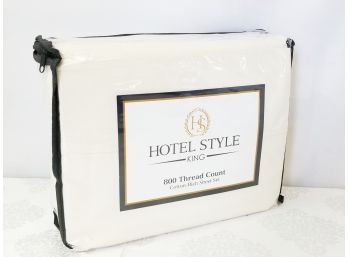 Hotel Style 800 Thread Count Cotton-Rich King Sheet Set