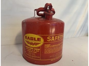 Eagle UI-50-FS Type 1, Five Gallon Safety Can, Red