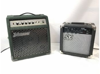 Two Guitar Amplifiers - SX & Johnson Amplifiers