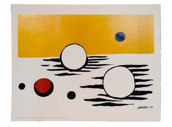 1966 Alexander Calder Lithograph Poster From MoMA