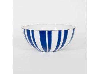 Catherineholm Blue White Stripe Enamel Bowl