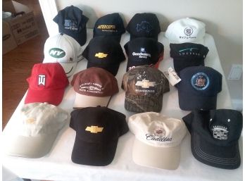 SIXTEEN New And Like New Baseball Caps / Hats
