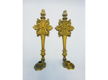 Die Cast Metal Candle Wall Sconces