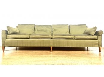 Midcentury Green Sofa 8ft