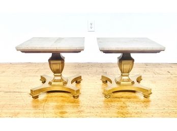 Pair Of Marble Topped Tables