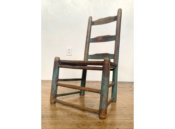Vintage Child's Wood Chair Farmstyle