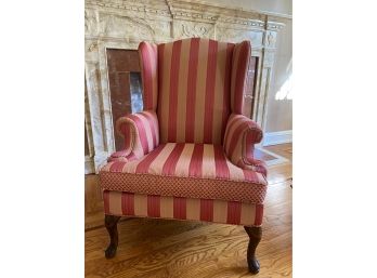 Elegant Upholstered Wing Chair