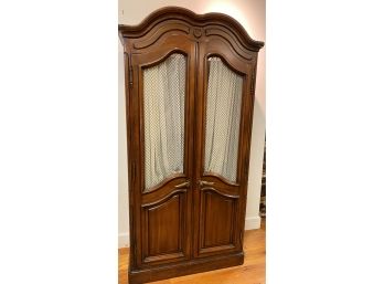 Vintage 2 Doors French Design  Wood Armoire