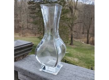 Baccarat Crystal Vase, Signed