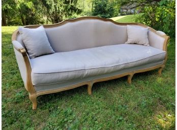 Luxe! Calypso Home Belgian Linen Sofa (Retailed Over $3K)
