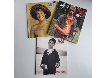 Set Of (3) Abercrombie & Fitch Bruce Weber 'A&F Quarterly' Issues - Collectible!