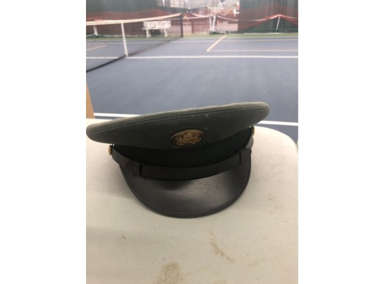 Vintage WWII Green Naval Navy Officers Hat Military Vintage U.S. Army Flight Ace Hat