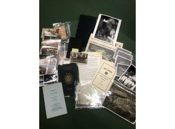 HUGE Lot Of Circa 1890s - 1970s Fireman-Fire House Photos-Post Cards And More