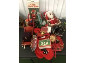 Large Lot Of Vintage Christmas Items