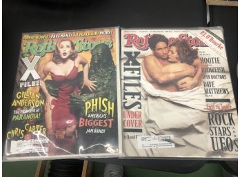 2 Collectors Copies Of Rolling Stone Magazines In Near Mint Condition