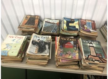 Huge Lot Of The Iconic 'The New Yorker' Magazines From 1966-1969 Dozens & Dozens Of Complete Magazines