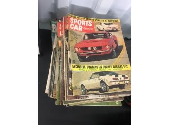 Huge Lot Of Sports Car Magazine 1960s