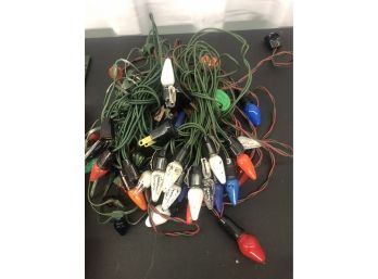 Vintage 1940s-1970s Strings Of Christmas Lights In Good Condition