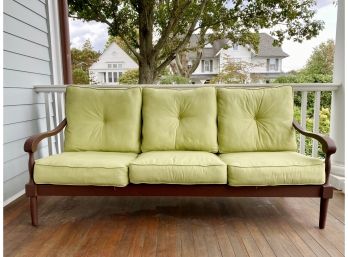Bronzed Cast Aluminum Outdoor Sofa By Seasons Too