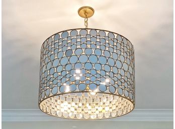 Beautiful Mirrored Mosaic Inspired Pendant Ceiling Light Fixture