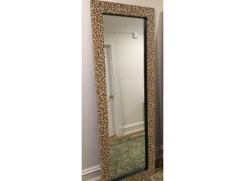 Custom Made Cheetah  Painted Large  Mirror